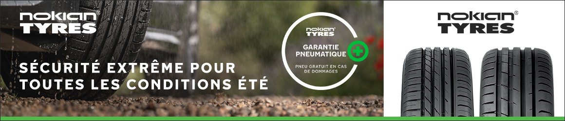 Nokian Tyres - Sécurité extrême pour toutes les conditions été